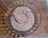 A picture of step 1 of Biscuit peda.