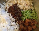 Foto langkah ke 2 dari resep Bothok teri tempe ala fe.