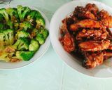 Hình bước làm 3 của món Đùi gà chiên sauce gia vị