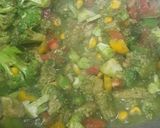 A picture of step 4 of Veg Thai Green Curry 🥗🌶️🧄.
