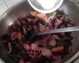 A picture of step 2 of Pink Vegetable. Rice.