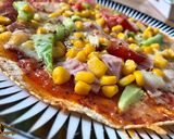 Tortilla pizza recept fázis 3 fotója
