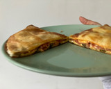 Foto del paso 6 de la receta: Wrap de tortilla y jamón a la sartén