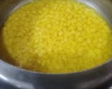 A picture of step 3 of Tuar daal.