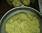A picture of step 1 of Palak puri.