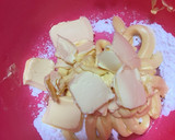 Foto langkah ke 1 dari resep Cheesy Snow White Cookies (Putri Salju Almond Keju).