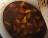 A picture of step 2 of Squash and chickpea stew - vegetarian.