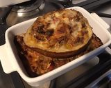 Une image de l'étape 6 de Aubergine XXL farcie au bœuf, légumes et parmesan.