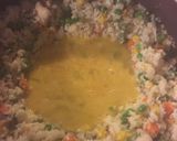 A picture of step 5 of Cauliflower fried rice.