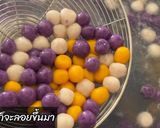 รูปขั้นตอนการทำที่ 3 ของ บัวลอยสามสี เผือก มันเทศ มันม่วง