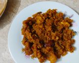 A picture of step 5 of Sooji ka Halwa.
