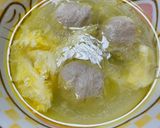 貢丸蛋花湯的食譜步驟1照片
