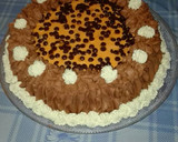 Foto del paso 8 de la receta: Tarta de mousse de naranja con chocolate y trufa