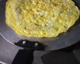 A picture of step 3 of Lachha Paratha Egg Roll.