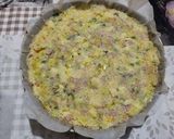 Foto del passaggio 6 della ricetta Pizza cavolfiore con purea di patate prosciutto cotto e fontina