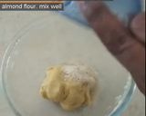 A picture of step 4 of Almond Pistachio Nankhatai.