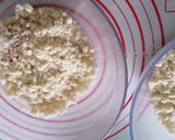 A picture of step 2 of Almond and Fig Crumble Bars.