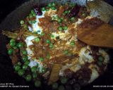 A picture of step 4 of Ande ki sabzi.