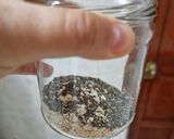 Foto del paso 1 de la receta: Avena trasnochada con arándanos y plátano