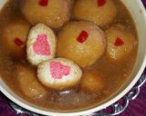 A picture of step 9 of Nolen Gur Rasgulla..