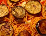 Szicíliai spagettival töltött Padlizsán Doppia recept fázis 5 fotója