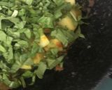 A picture of step 6 of Aloo Palak Bhaji.
