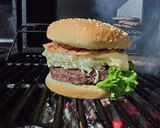 Foto del paso 5 de la receta: Monster cheese Hamburguesa al carbón a los cuatro quesos