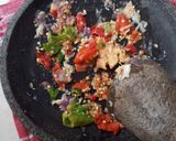 Foto langkah ke 3 dari resep Tumis Jantung Pisang Pedas.
