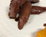 Une image de l'étape 3 de Aiguillettes de canard figues rôties et sa purée de carotte panais.