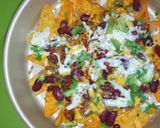 A picture of step 7 of Loaded Cheesy nachos.
