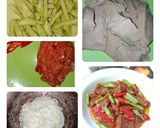 Foto langkah ke 3 dari resep Tumis Daging Kurma Sayuran.