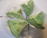 Foto langkah ke 11 dari resep Bakpao Pandan Isi keju Tanpa Mixer.