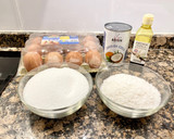 Foto del paso 1 de la receta: Pastel tocino de cielo y coco