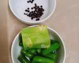 Hình bước làm 1 của món Chuối cao làm từ mực