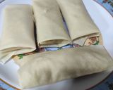 Foto langkah ke 4 dari resep Lumpia Isi Ayam dan Sayur.