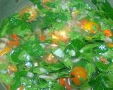 A picture of step 4 of Yellow Yam and Moringa Sauce.