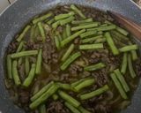 Foto langkah ke 4 dari resep Buncis Daging Sapi Cincang.