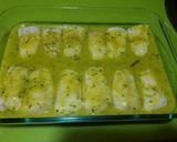 Foto del paso 6 de la receta Corazones de merluza en salsa de puerros y azafrán con thermomix