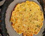 A picture of step 2 of Mooli Paratha.