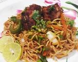 Peri peri noodles with pan fried chicken recipe step 6 photo