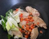 A picture of step 6 of Chicken stir fry with tofu scramble.