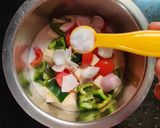 A picture of step 3 of Paneer tikka.