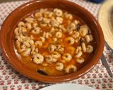 A picture of step 6 of Grandma Carmela’s Gambas al Ajillo 👵🏻.