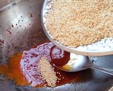 A picture of step 3 of Till gud ki chikki 😋😋😋😋.