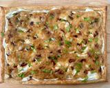 A picture of step 10 of Goat Cheese and Caramelized Onion Tart.