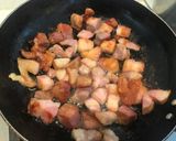 Foto del paso 2 de la receta: Garbanzos con tocino
