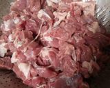 Gambar langkah 4 resipi Nasi Impit Kuah Kacang Daging.