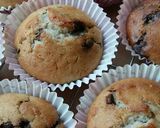 A picture of step 9 of Vickys Chocolate Chip Banana Muffins, GF DF EF SF NF.