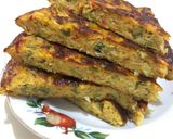 Foto langkah ke 4 dari resep Telor Dadar ala Padang Tanpa Kelapa parut.