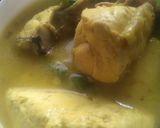 Foto langkah ke 2 dari resep Opor Kuning Ayam Tahu.